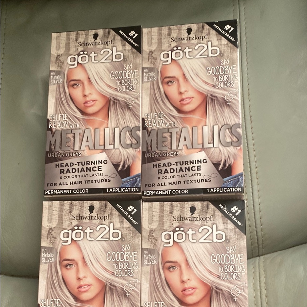 Schwarzkopf got2b Metallics Urban Grey Hair Dye